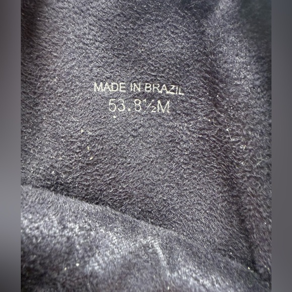 Vince Camuto Midnight Blue Suede Heeled slouch Boots 8.5, rubber sole - Picture 13 of 16